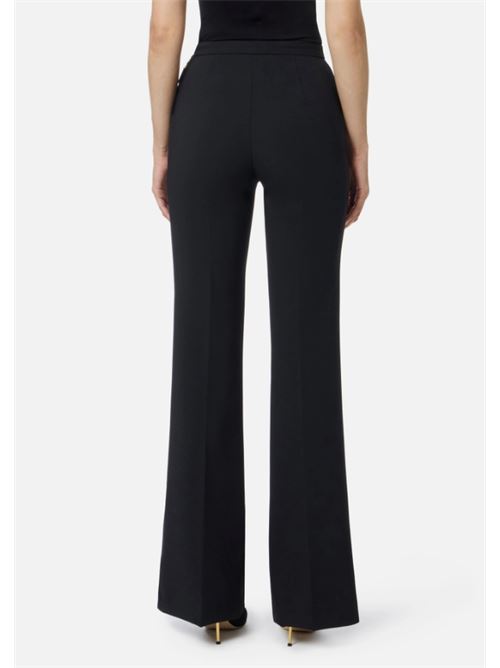 DOUBLE CREPE TROUSERS ELISABETTA FRANCHI | PA12156E2110 Nero